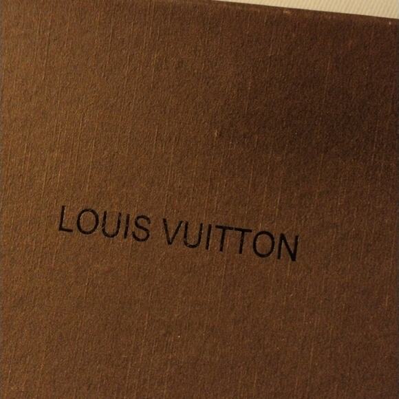 Louis Vuitton Box 7x4x1  BROWN CLASSIC Vintage Authentic Small Flat Retro - Picture 2 of 8